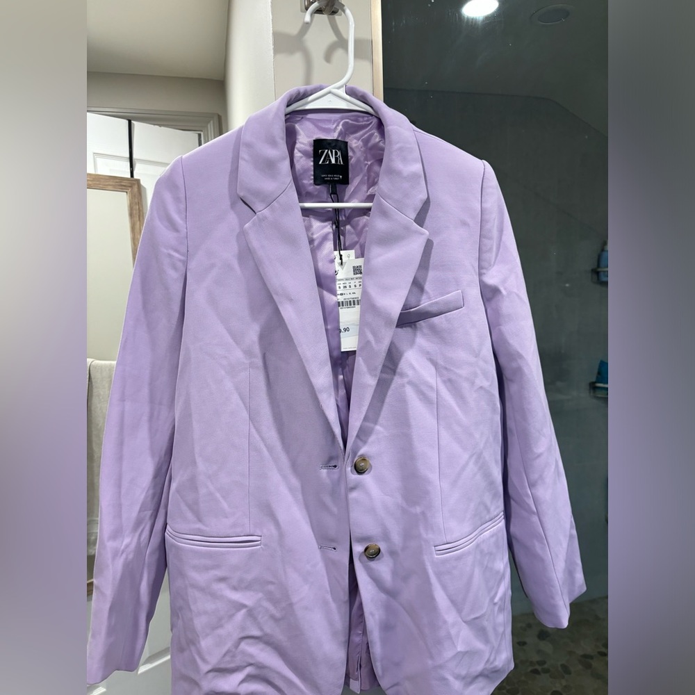 Zara Purple Blazer NWT